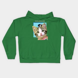 Hug Dealer (cat) Kids Hoodie